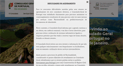 Desktop Screenshot of consuladoportugalrj.org.br