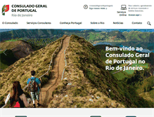 Tablet Screenshot of consuladoportugalrj.org.br